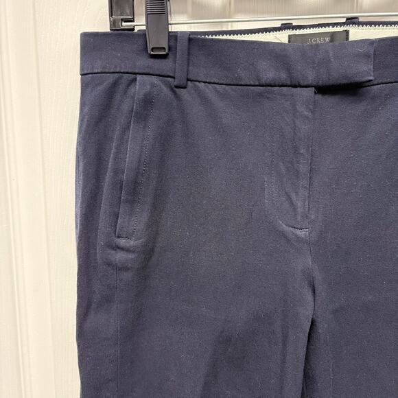 J. Crew Maddie Pant, Black Dress Slacks, Mid Rise, Women's Size 8P - Picture 4 of 5